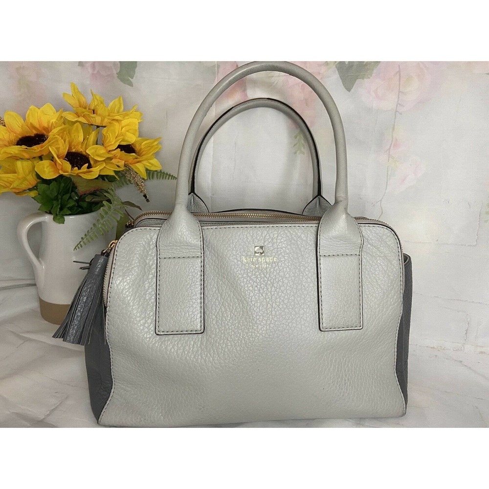 Kate Spade 3 Compartment Purse Light/Dark Gray Two Tone